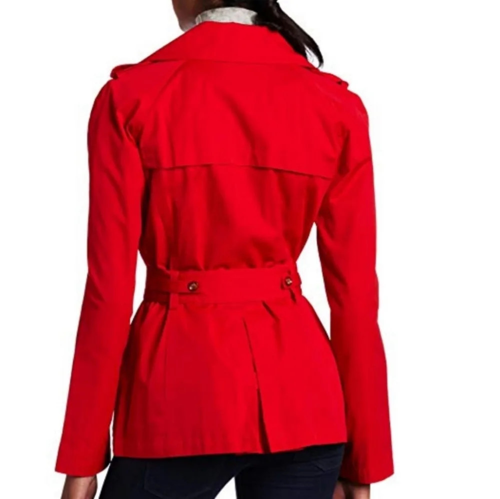 Michael Michael Kors Red Trench Size XS - Picture 2 of 11